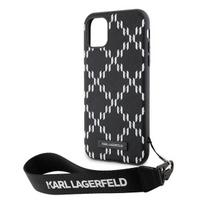 telefono deklas karl lagerfeld - OEM "Saffiano Monogram Losange iPhone 11/ Xr" Black - 3 nuotrauka