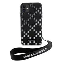 telefono deklas karl lagerfeld - OEM "Saffiano Monogram Losange iPhone 11/ Xr" Black - 5 nuotrauka