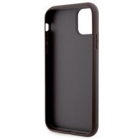 deklas su dirzeliu telefonams - Guess "Crossbody 4G Metal Logo iPhone 11/ Xr" Brown - 3 nuotrauka