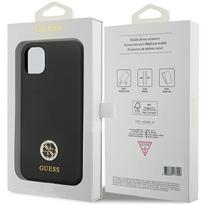 iphone 11 silicone black - Guess "Hardcase Silicone Logo Strass 4G iPhone 11 I XR 6.1" Black - 2 nuotrauka