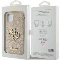 iphone xr deklai - Guess "GUHCN61HG4SGD Hardcase Glitter Script Big 4G iPhone 11/ XR" Gold - 3 nuotrauka