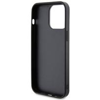 deklas iphone 15 pro guess - Guess "GUHCP15XPFGSBSP Rhinestone Metal Logo iPhone 15 Pro Max" Purple - 3 nuotrauka