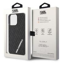 apple iphone 15 pro case - Karl Lagerfeld "KLHCP15X3DMKRLK 3D Rubber Multi Logo iPhone 15 Pro Max" Black - 2 nuotrauka