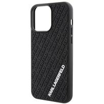 apple iphone 15 pro case - Karl Lagerfeld "KLHCP15X3DMKRLK 3D Rubber Multi Logo iPhone 15 Pro Max" Black - 4 nuotrauka