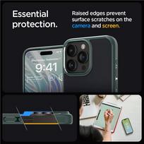 15 ultra - Spigen Ultra Hybrid Dėklas Apple iPhone 15 Pro Max - Tamsiai Žalias (Dark Green) - 10 nuotrauka