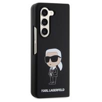 samsung galaxy fold deklas - Karl Lagerfeld "KLHCZFD5SNIKBCK Hardcase Silicone Ikonik Samsung Galaxy Fold5" - 4 nuotrauka
