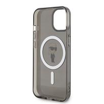 telefono deklas karl lagerfeld - Karl Lagerfeld "KLHMP15SHFCKNOK Hardcase IML Ikonik MagSafe iPhone 15" Black - 3 nuotrauka