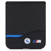 flip 5 - BMW "Leather Carbon Galaxy Z Flip 5" Black - 4 nuotrauka