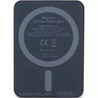 magsafe power bank - Ferrari FEPB5MNCAK, 5000mAh, 15W, MagSafe, juodas - 3 nuotrauka