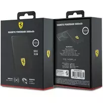 magsafe power bank - Ferrari FEPB5MNCAK, 5000mAh, 15W, MagSafe, juodas - 4 nuotrauka