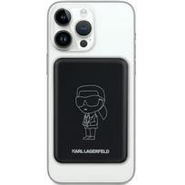 magsafe power bank - Karl Lagerfeld KLPBM5KIOTTGK, 5000mAh, MagSafe, juodas - 5 nuotrauka
