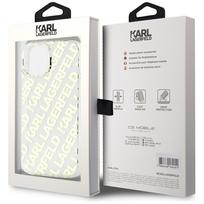 1 14 - Karl Lagerfeld IML Fullover Logo dėklas, skirtas Apple iPhone 15 / 14 / 13, Auksinis (Gold) - 3 nuotrauka