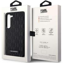 telefono deklas karl lagerfeld samsung s24 - Karl Lagerfeld Saffiano Mono Metal Logo dėklas Samsung Galaxy S24+ - Juodas (Black) - 2 nuotrauka