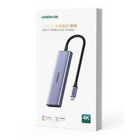 sd tf kortele - Adapteris HUB UGREEN CM511 USB-C prie HDMI, 3x USB-A 3.0, SD/TF - 13 nuotrauka