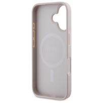 apple iphone 16 pink - Guess "4G Ring Classic Logo MagSafe Case iPhone 16" Pink - 3 nuotrauka