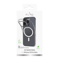 silikonas skaidrus - Dėklas Puro Cover 0.3 Mag for iPhone 16 Pro Max, skaidrus Prekė-PUIPC16P6703MAGTR - 3 nuotrauka