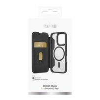 iphone 16 pro leather case - Dėklas Puro BOOK MAG Booklet Case for iPhone 16 Pro, juodas Prekė-PUIPC16P61BKMAGBLK - 9 nuotrauka