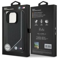 iphone 16 pro bmw - BMW M Perforated Twisted Line MagSafe dėklas Apple iPhone 16 Pro - Juodas (Black) - 2 nuotrauka
