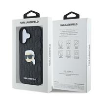 apple iphone 16 pink - Karl Lagerfeld "Monogram Karl Head Pin iPhone 16" Black - 3 nuotrauka