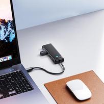 usb a sakotuvas - Orico PAPW4A-C3 USB-A šakotuvo prijungimo stotis 4x USB-A 3.0 - Juodas (Black) - 6 nuotrauka