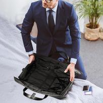 kostiumo deklas - Wozinsky Premium Suit Travel Bag with Wet Pocket (45L) - Black - 4 nuotrauka