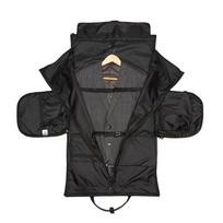 kostiumo deklas - Wozinsky Premium Suit Travel Bag with Wet Pocket (45L) - Black - 9 nuotrauka
