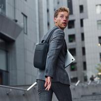 usb kuprines - Wozinsky Premium Single Shoulder Anti-Theft City Backpack with Organizer and USB - Black - 2 nuotrauka