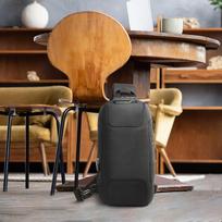 usb kuprines - Wozinsky Premium Single Shoulder Anti-Theft City Backpack with Organizer and USB - Black - 8 nuotrauka