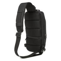 usb kuprines - Wozinsky Premium Single Shoulder Anti-Theft City Backpack with Organizer and USB - Black - 14 nuotrauka