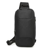 usb kuprines - Wozinsky Premium Single Shoulder Anti-Theft City Backpack with Organizer and USB - Black - 15 nuotrauka