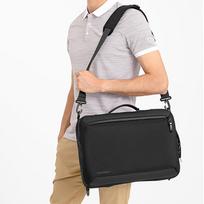laptop dekl - Wozinsky Premium 15.6'' Laptop Backpack/Bag with Strap - Black - 7 nuotrauka