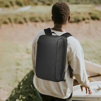 laptop dekl - Wozinsky Premium 15.6'' Laptop Backpack/Bag with Strap - Black - 12 nuotrauka
