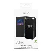 samsung galaxy s25 plus deklas - PURO Booklet Case with Flip and Wallet for Samsung Galaxy S25 - Juodas (Black) - 10 nuotrauka
