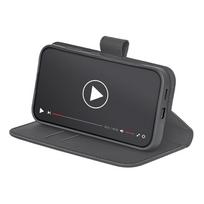 samsung galaxy s25 plus deklas - PURO Booklet Case with Flip and Wallet for Samsung Galaxy S25 - Juodas (Black) - 11 nuotrauka