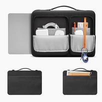 krepsys nesiojamam kompiuteriui 16 - Laptop Bag 15-16 Tech-Protect Defender Bag - Black - 7 nuotrauka
