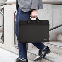 nesiojamo kompiuterio 14 deklas - Tech-Protect Pocket Laptop Bag 13-14 - Black - 2 nuotrauka