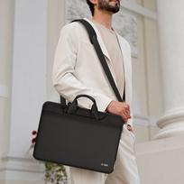 nesiojamo kompiuterio 14 deklas - Tech-Protect Pocket Laptop Bag 13-14 - Black - 3 nuotrauka
