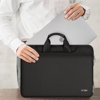nesiojamo kompiuterio 14 deklas - Tech-Protect Pocket Laptop Bag 13-14 - Black - 4 nuotrauka