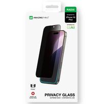 iphone 16 apsauginis stiklas - AmazingThing Radix Privacy Glass Privacy Tempered Glass for iPhone 16 Plus - 2 nuotrauka