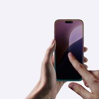 iphone 16 apsauginis stiklas - AmazingThing Radix Privacy Glass Privacy Tempered Glass for iPhone 16 Plus - 6 nuotrauka