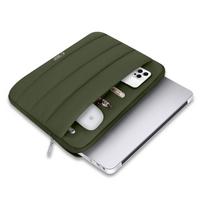 krepsys nesiojamam kompiuteriui 16 - Tech-Protett Fluffy Laptop Bag 15-16 - Green - 11 nuotrauka