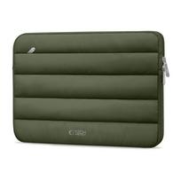krepsys nesiojamam kompiuteriui 16 - Tech-Protett Fluffy Laptop Bag 15-16 - Green - 13 nuotrauka