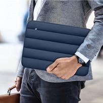 nesiojamo kompiuterio 14 deklas - Tech-Protett Fluffy Laptop Bag 13-14 - Navy Blue - 2 nuotrauka