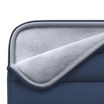 nesiojamo kompiuterio 14 deklas - Tech-Protett Fluffy Laptop Bag 13-14 - Navy Blue - 8 nuotrauka