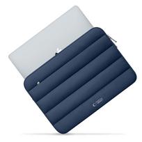 nesiojamo kompiuterio 14 deklas - Tech-Protett Fluffy Laptop Bag 13-14 - Navy Blue - 9 nuotrauka