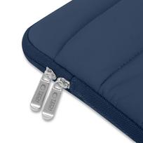 nesiojamo kompiuterio 14 deklas - Tech-Protett Fluffy Laptop Bag 13-14 - Navy Blue - 10 nuotrauka
