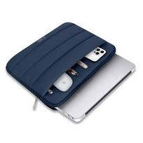 nesiojamo kompiuterio 14 deklas - Tech-Protett Fluffy Laptop Bag 13-14 - Navy Blue - 11 nuotrauka