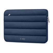 nesiojamo kompiuterio 14 deklas - Tech-Protett Fluffy Laptop Bag 13-14 - Navy Blue - 13 nuotrauka