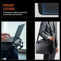 laptopo krepsiai - Spigen KD300 Laptop Bag - Black - 3 nuotrauka