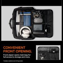 laptopo krepsiai - Spigen KD300 Laptop Bag - Black - 6 nuotrauka